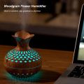 Wood Grain Humidifier 300ml USB Aroma Diffuser Atomizer USB Household Humidifier Hydrating Instrument Desktop Humidifier.