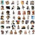 50Pcs Attack on Titan Stickers DIY Stickers Scrapbooking Phone Luggage Skateboard Waterproof Decals.