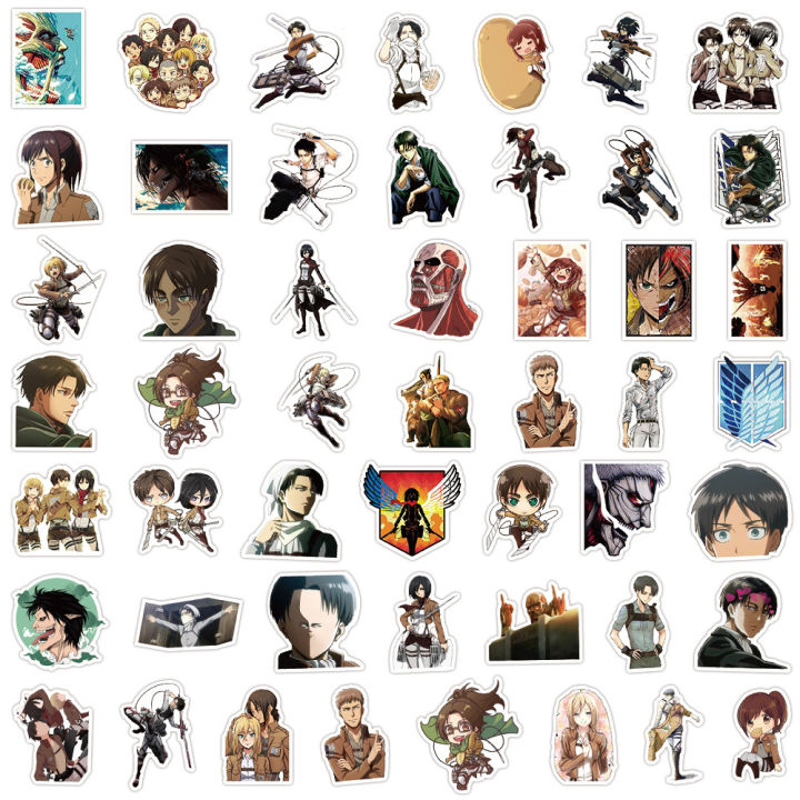 50Pcs%20Attack%20on%20Titan%20Stickers%20DIY%20Stickers%20Scrapbooking%20Phone%20Luggage%20Skateboard%20Waterproof%20Decals%20-%20Image%205