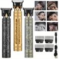 PROFESSIONAL VINTAGE T9 Hair Trimmer For Men, Professional Hair Clipper, Adjustable Blade Clipper, Hair Trimmer and Shaver Retro Oil Head Close Cut Precise hair Trimming Machine. 