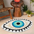 Thickened non slip eye pattern carpet doormat bathroom mat home decoration. 