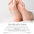 Exfoliating Tea Tree Foot Scrub Helps Remove Dead Skin Soften Rough Dry Feet Skin Cleansing Moisturizing Smooth Cracked Heels.
