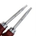 1pc Leather Edge Beveler Skiving Beveling Knife Cutting Hand Craft Tool with Wood Handle DIY Tools. 