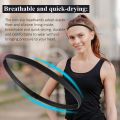 4PCS Unisex Sports Thin Headband Non-Slip Elastic Women Men Yoga Hair Bands Sweatband Football Running Biking Sports Hairband.