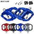 BUCKLOS Mtb Pedals for Bicycle Dual Function Mountain Bike Pedal Platform Clip Flat Pedals Fit SPD MTB Bicycle Paddle Bike Part. 