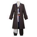Captain Jack Sparrow Cosplay Costume Men Pirates Uniform Coat Caribbean Carnival Full Set JackSparrow Outfit. 