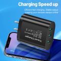 EU/US/UK 3 Ports USB Travel Charger Charge Wall Charging For iPhone Xiaomi Samsung Mobile Phone Plug Charging Adapter.