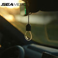 SEAMETAL Retro Mini Bulb Pendant Hanging Soft Glow Ambient Light for Car Interior Atmosphere Decoration Lamp LED Night Light. 
