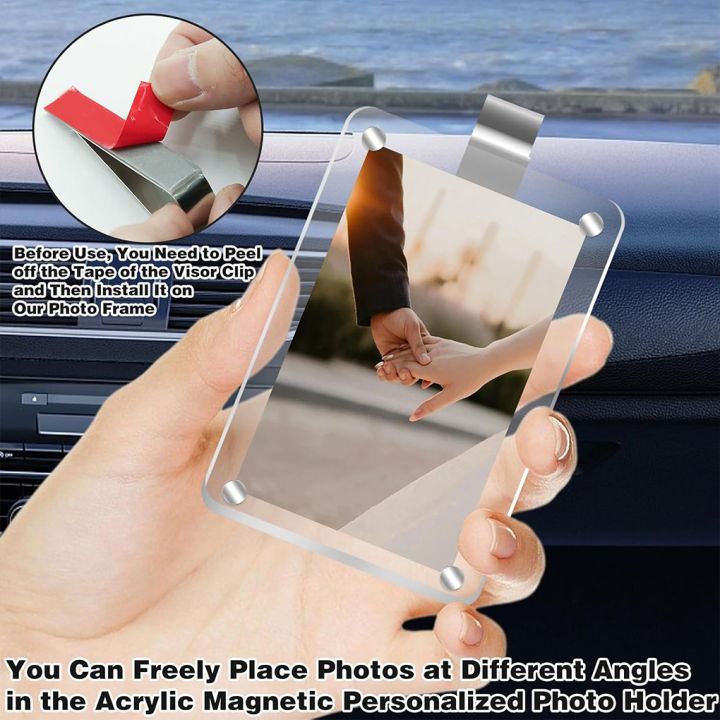 1pcs%202pcs%20Photo%20Car%20Visor%20Clip%20Photo%20Car%20Decoration%20Polaroid%20Photo%20for%20Car%20Couples%20Gift%20Valentine's%20Day%20gift%20Wallet%20Photo%20Holder%20-%20Image%204