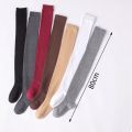 2Pairs Women's Stockings Winter Cotton Long Socks Over Knee Thigh-High Hosiery Spring Socks Leg Covers Female Wear Warm Socks. 