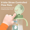Dr.isla Baby Bottle 300ML Baby Feeding Cup With Straw Children Learn Feeding Drinking Bottle Kids Training Cups BPA Free. 