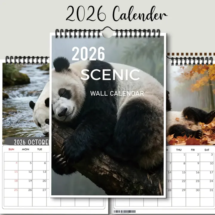 1PC%20Charming%20Bamboo%20Forest%20Panda%20Calendar,%20Fit%20For%20Home%20Decor,%20Great%20For%20Wildlife%20Lovers,%20Nice%20New%20Year%20Present%20-%20Image%202