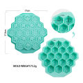 19 Mobile Bee Honeycomb Silicone Soap Mold DIY Bee Honeycomb Cake Chocolate Decoration Tools Beeswax Candle Mold. 