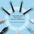 Cross Action Electric Toothbrush Replacement Heads Compatible with Oral B Pro, X-Shape and Angled Bristles Brush Head for OralB.