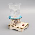 Engaging DIY Electric Toy: Water Tornado Maker with Wooden Puzzle Set. 