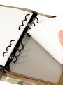 KOSIBATE A6 Tactical Notebook with Zippered Padfolio Ring Binder Loose-Leaf Paper Weatherproof Notepad. 