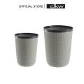 DKW HH-203 + 205 set of woven round trash can (2/2 pack size) (2 colors) beautiful durable trash can. 