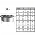 70/80/100/120/150/180/200mm Round Air Vent Grille Stainless Steel Insect Protection Home Exterior Wall Ducting Ventilation Tool. 