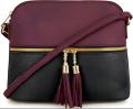 3 piece hand bags as show in pictures ( large bag + medium bag and wallet). 