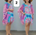 🚩Chest 44-66 inches🚩Big size bat shirt plus-dyed plus-sized T shirt tie-dye plus-sized T shirt sea girl Hawaiian fat man Hawaiian fat man Hawaii theme. 