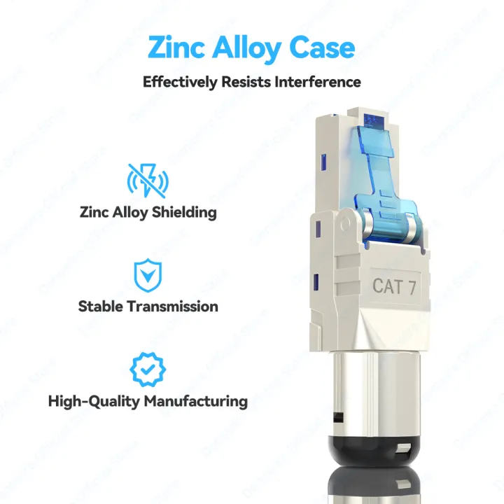 Denswire%20Cat8%20Cat7%20Cat6A%20RJ45%20Connector%20Zinc%20Alloy%20STP%20Ethernet%20Plug%20for%2023-26AWG%20Networking%20Cable%20Supports%20PoE/PoE+%201/5/10%20PCS%20-%20Image%202