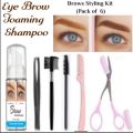 Eye Brow Grooming Kit Styling Eye Brows Shampoo with Tool Kit. 