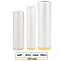12M Furniture Dustproof Protection Film Self-Adhesive Plastic Masking Film Car Beauty Repair Masking Film Decor Wall Paint Cover. 