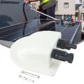 Caravan Solar Panel Wire Cable Double Hole Entry Gland Sealing Box Curved Cable Connector Waterproof For RV Motorhome Boats. 