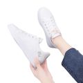 Spring Women Casual Shoes White Breathable Embroidered Flower Lace-Up Women Sneakers Fashion Korean Version Women Tennis Shoes.