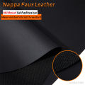 No Self-adhesive - Nappa Faux Leather - Soft, Waterproof & Scratch-Resistant for Sofa, Car Seats, Bags - Without Self-adhesive.