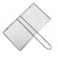 Barbecue Grilling Basket Grill BBQ Net Steak Meat Fish Net Siz Vegetable. 