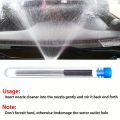 10-Piece Stainless Steel Cleaning Nozzle Kit - Window Wiper, 3D Printer Nozzle, Gas Stove, Shower Needle Unclogging Brush. 