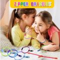 Zipper Bracelets, Friendship Zip Bracelets for Kids, Birthday, Party Gifts for Boys Girls. 