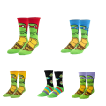 Cartoon Street Outdoor Anime Teenage Mutant Ninja Turtles Socks Cosplay Couple Sockings Accessories Prop.