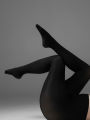 Women's  Comfortable Black Large Size Elastic Thin Pantyhose Single Pack - Soft Stretchy Leggings for Plus Size Ladies. 