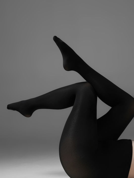 Women's%20%20Comfortable%20Black%20Large%20Size%20Elastic%20Thin%20Pantyhose%20Single%20Pack%20-%20Soft%20Stretchy%20Leggings%20for%20Plus%20Size%20Ladies%20-%20Image%203