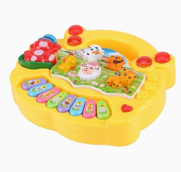 Educational Piano Toy Baby Musical Animal Farm Developmental Music Toys Kids