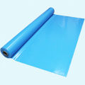 Blue color plastic crab pond 0.15mm thick, 3.6 meters wide, 2 meters long, non-leak, thick, sticky, long life. 