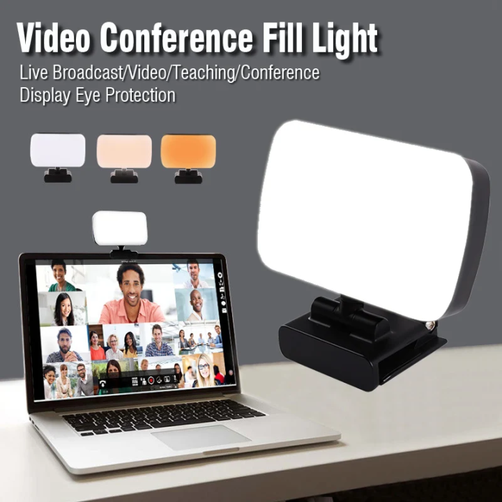 Mini%20Video%20Light%20Conference%20Live%20Streaming%20Kit%20Webcam%20Vlog%20Photography%20Fill%20Lamp%20Selfie%20Adjustable%20Portable%20Camera%20LED%20Luz%20-%20Image%202