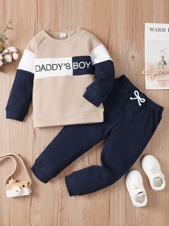 Winter%20Newborn%20Infant%20Baby%20Boy%20Long%20Sleeve%20Knitted%20%20%20%20Soft%20%20Waffle%20%20Letter%20Casual%20Fashion%20Baby%20Clothing%20-%20Image%203