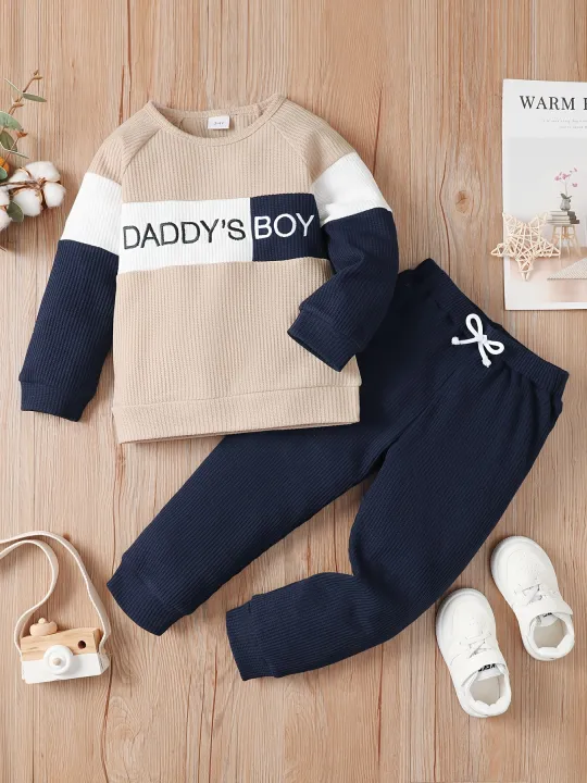 Winter%20Newborn%20Infant%20Baby%20Boy%20Long%20Sleeve%20Knitted%20%20%20%20Soft%20%20Waffle%20%20Letter%20Casual%20Fashion%20Baby%20Clothing%20-%20Image%203