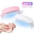 LULAA Foldable Nail Lamp Machine Mini UV LED Nail Lamp For Home Salon Tools Professional Nail Phototherapy Mouse Nail Lamp. 