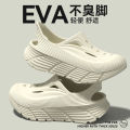 Anti slip hole shoes for men in summer 2026 new anti odor and anti poop feeling, outdoor sports EVA womens outdoor cool slippers.