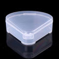 1Pc Plastic Box Case For Triangle Puff Transparent Sponge Puff Portable Travel Cosmetic Bags Cosmetics Storage Case. 
