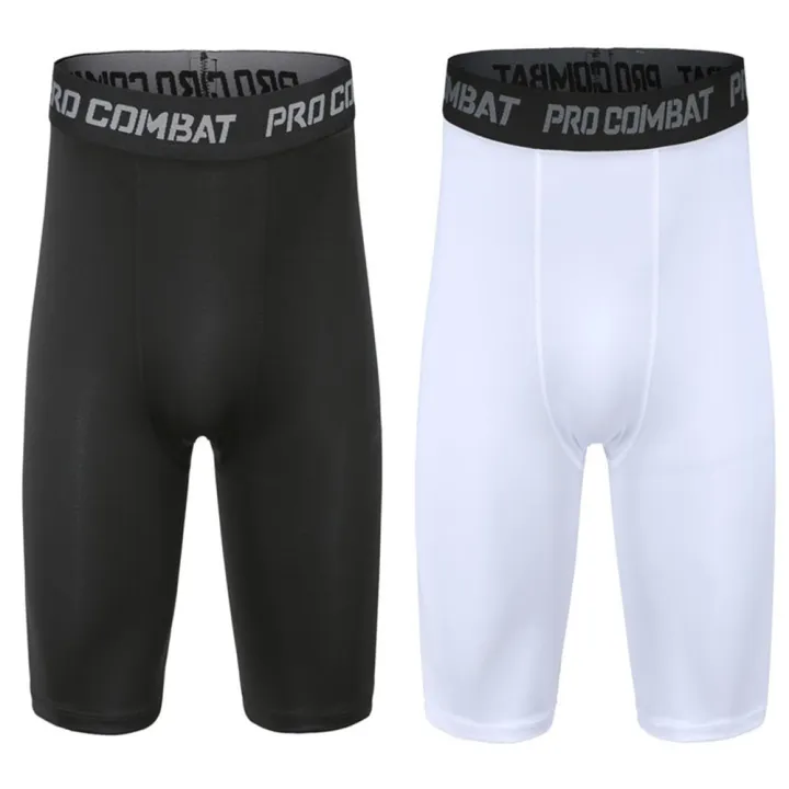 Men%20Compression%20Base%20Layer%20Running%20Tight%20Shorts%20Sport%203/4%20Cropped%20Pant%20Leggings%20Gym%20Basketball%20Fitness%20Exercise%20Cycling%20Trousers%20-%20Image%204