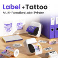 Mini Portable Thermal Printer Wireless Tattoo Printer With Transfer Paper Mobile Machine For Tattoo Logo Tag Printing DIY Artist. 