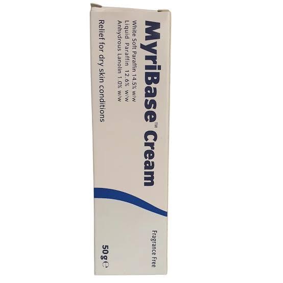 Myribase Cream 50gm fragrance free dry skin condition ( UK )