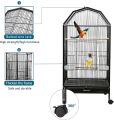 Zimba Exotic Bird Cage - Gambrel Roof Style. 
