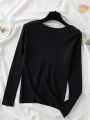 AOSSVIAO2025 Women Sweaters Slim Knitted Pullovers High Quality Autumn Winter Warm Sweater Female O-neck Basic Solid Casual Top. 