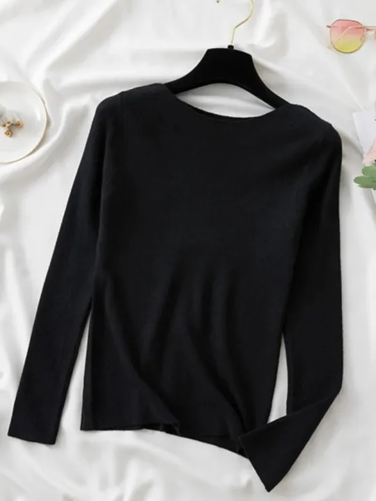 AOSSVIAO2025%20Women%20Sweaters%20Slim%20Knitted%20Pullovers%20High%20Quality%20Autumn%20Winter%20Warm%20Sweater%20Female%20O-neck%20Basic%20Solid%20Casual%20Top%20-%20Image%205